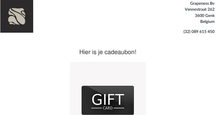 Cadeaubon Grapeness